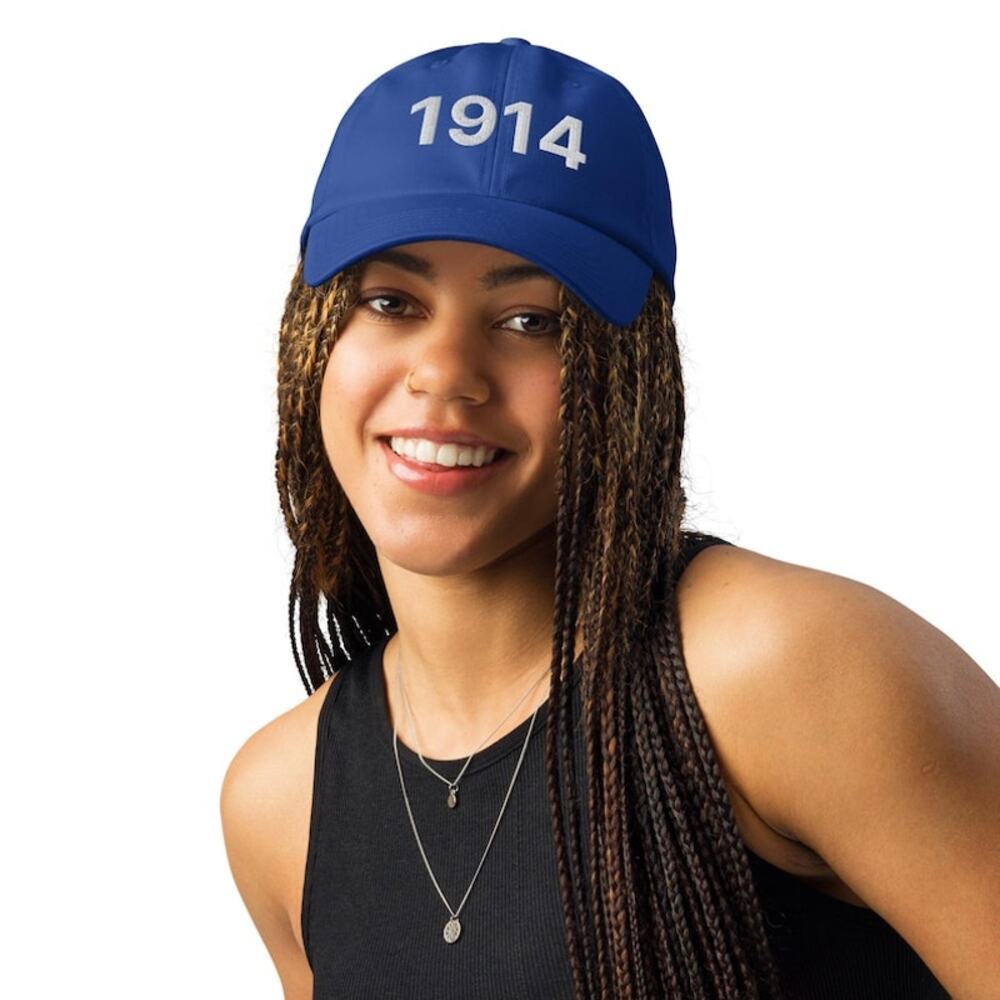 Pukka Headwear golf Baseball Cap 1914 Bellevue Country Club Cotton Blue